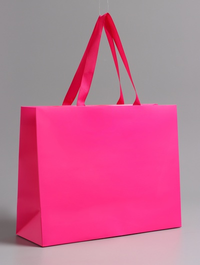 Пакет подарочный ламинированный горизонтальный «Фуксия», 32×25×11 см