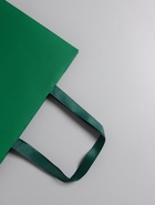 Пакет подарочный ламинированный горизонтальный «Изумрудный», 32×25×11 см - Фото 5