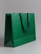 Пакет подарочный "Изумрудный", 40 х 32 х 13 см - фото 23600702