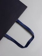 Пакет подарочный ламинированный горизонтальный «Синий», 40×32×13 см - Фото 5