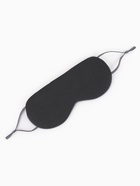 Маска для сна нейлон 22*10*1см с регул резинкой на уши серый накл ОТ - фото 23600716