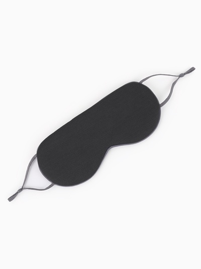 Маска для сна, с регулируемой резинкой на уши, серая