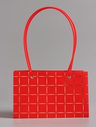 Сумка для цветов влагостойкая, красная 22x10.5x13.5±5% см 10946762