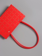 Сумка переноска для цветов, влагостойкая, красная. с тиснением, 22×10.5×13.5±5% см - Фото 6