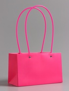 Сумка для цветов влагостойкая, фуксия, 22x10.5x13.5 см 10947513