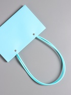 Сумка переноска для цветов, влагостойкая, тиффани, 22×10.5×13.5 см - Фото 5