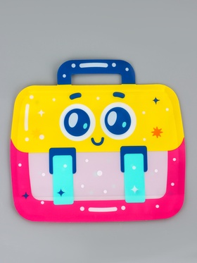 Пакет подарочный, с zip-lock застежкой «Портфель», фигурный, 20×19+3 см 10947519