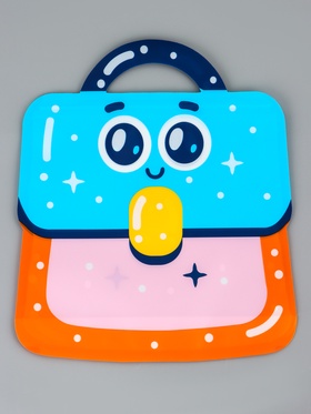 Пакет подарочный, с zip-lock застежкой «Портфель», фигурный, 20×19+3 см 10947521