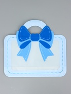 Пакет подарочный, с zip-lock застежкой «Сумка с бантом», голубой, 24×28 см 10947522