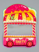 Пакет подарочный, с zip-lock застежкой «Сладости», с окном, в форме фургончика, 18×18.5+4.5 см 10947529