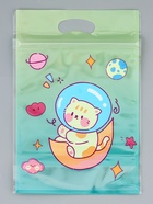 Пакет подарочный, с zip-lock застежкой, «Космическая история», 15×23±1 см МИКС 10948522