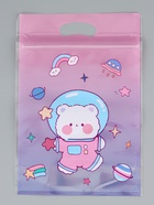 Пакет подарочный, с zip-lock застежкой, «Космическая история», 15×23±1 см МИКС 10948522