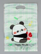 Пакет подарочный, с zip-lock застежкой, «Счастливая панда», 15×23±1 см МИКС 10948523