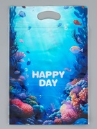 Пакет подарочный, с zip-lock застежкой, «Русалочка», 15×23±1 см МИКС 10948526