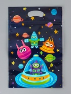 Пакет подарочный, с zip-lock застежкой, «Пришельцы», 15×23±1 см 10948532