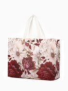 Сумка для покупок «Пионы», многоразовая, бордовая 10951756