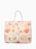 Сумка пляжная Цветы, 50*20*40, отд без молнии, розовый - фото 65461751