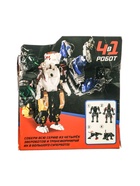 УЦЕНКА Робот зверобот «Волк», с элементами из металла, трансформируется 10976122