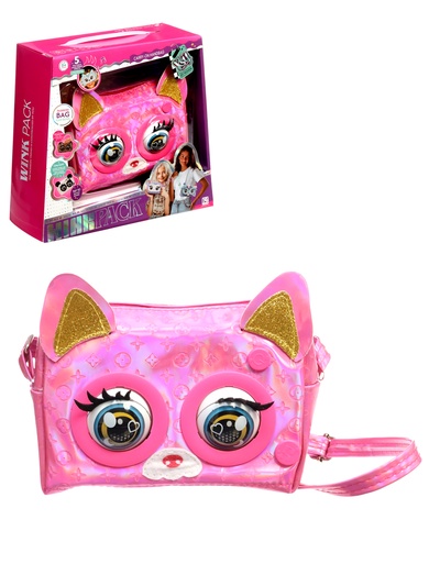 Музыкальная игрушка-сумочка «Котёнок», звуковые эффекты, глазки моргают