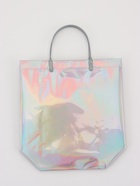 Пакет подарочный ПВХ, голография, серебро, пластиковая ручка, 26×22.5×10 см - фото 23600779