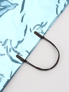 Пакет подарочный ПВХ, голография, голубой, пластиковая ручка, 44×33×12 см - фото 23600792