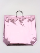 Пакет подарочный ПВХ, голография, розовый, пластиковая ручка, 50×42×12 см - фото 23600795