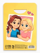 Подарочный набор: блокнот А6, 32 листа, наклейки, магнитные закладки «Для самой милой» - Фото 12