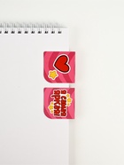 Набор: блокнот А6, 32 листа, наклейки, магнитные закладки "Для самой милой" 10911209