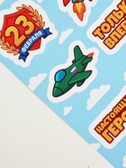 Набор: блокнот А6, 32 листа, наклейки, магнитные закладки "С 23 февраля" 10911212