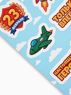 Подарочный набор: блокнот А6, 32 листа, наклейки, магнитные закладки «С 23 февраля» - фото 122962593