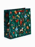 Пакет ламинированный квадратный «Новый год!», 30 × 30 × 12 см 10863179