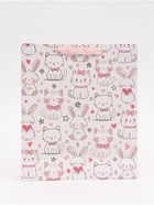 Пакет подарочный «Поздравляю», M 25,5 × 30 × 9 см 10894021