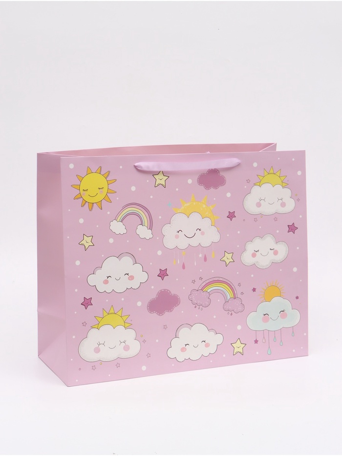 Пакет ламинированный «Милые облака», XL  49 × 40 × 19 см - Фото 1