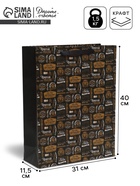 Пакет подарочный «Крутой», L 31 × 40 × 11,5 см 10894028