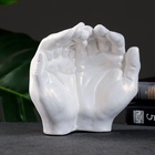 УЦЕНКА Подставка для мелочей «Ладони» перламутр, 15×16×7 см - Фото 3