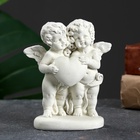 УЦЕНКА Фигура "Ангелочки с сердцем" состаренный, 12х11х6см - Фото 2