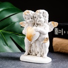 УЦЕНКА Фигура "Ангелочки с сердцем" состаренный, 12х11х6см - Фото 4