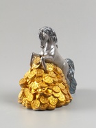 УЦЕНКА Копилка "Конь на деньгах" 20х20х13 см, серый - Фото 8