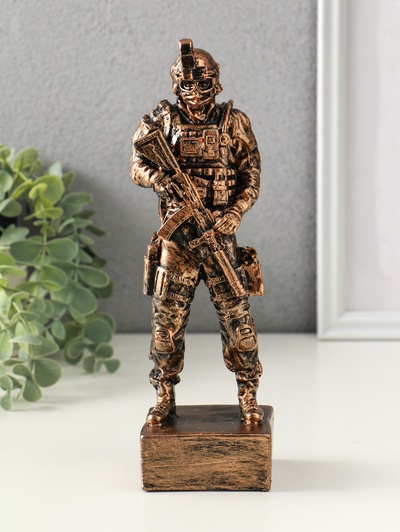 Фигура солдат «Воин СВО», 24×7×7 см