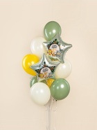 Воздушный шар фольгированный 19" «Весёлые зверята. Звезда», 5 шт. - фото 23600818