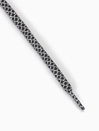 Шнурки с круг сечением люрекс узор 6мм 110±10см (пара) серый пакет SS 10924595