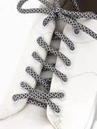 Шнурки с круг сечением люрекс узор 6мм 110±10см (пара) серый пакет SS 10924595