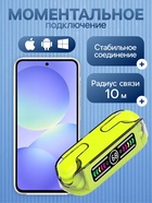 УЦЕНКА Наушники беспроводные M-12 Max, TWS, вкладыши, BT 5.0, 30/200 мАч, прозрачные, зелёные 9940 - Фото 2