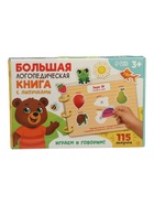 УЦЕНКА Большая логопедическая книга, 115 липучек 10976369