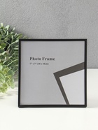 Фоторамка для фото 18×18 см «Классик», чёрная, металл, 1.5×18.4×18.4 см - Фото 2