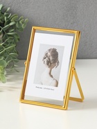 Фоторамка для фото 10×15 см «Лофт», золото гальваника, металл, 1.2×11.5×16 см - Фото 2