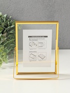 Фоторамка для фото 13×18 см «Лофт», золото гальваника, металл, 1.2×14×18.8 см - Фото 4