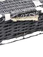 УЦЕНКА Набор корзина-чемодан 2 шт.Ткань внутри, ручки экокожа, застёжка экокожа, 42×27 см, Н15 см32 - Фото 8