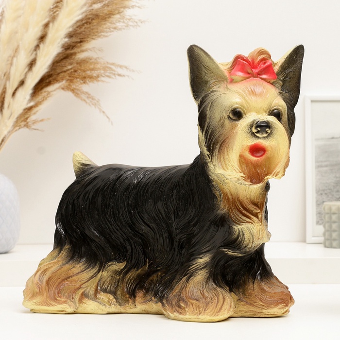 УЦЕНКА Копилка «Йоркширский терьер» стоя, 16×32×28 см - Фото 1