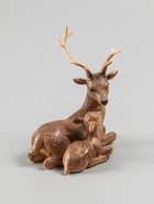 УЦЕНКА Сувенир полистоун «Олень с оленёнком» 10.5×6×12.5 см - Фото 3